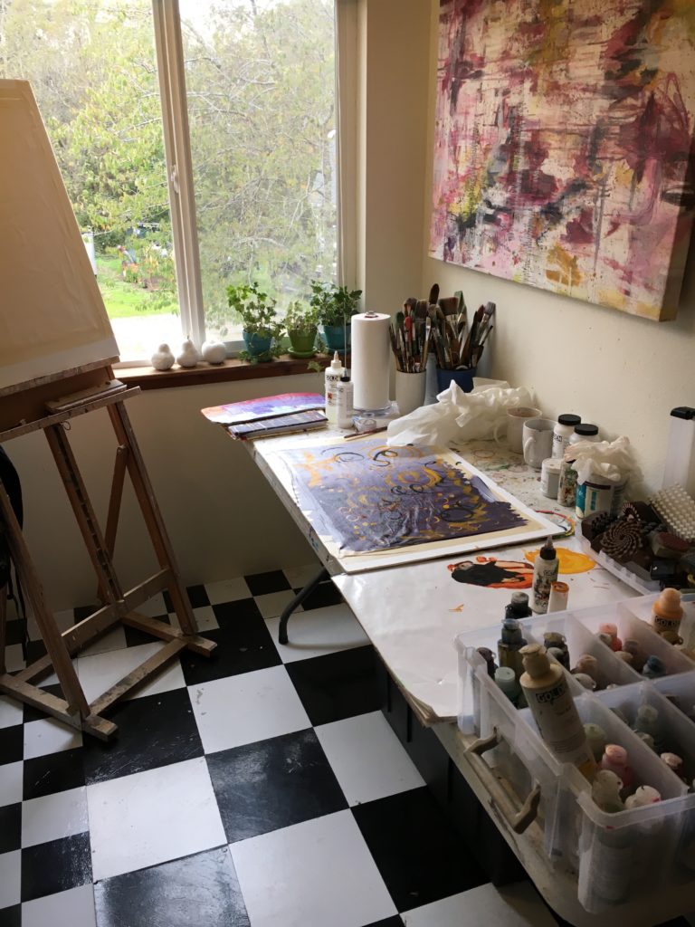 Katie Pasquini Masopust Painting TAble