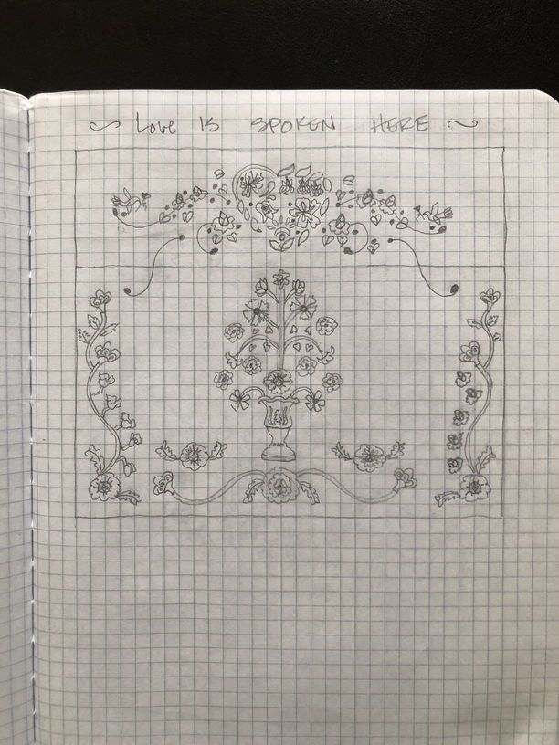 Another design in Annie's sketch book