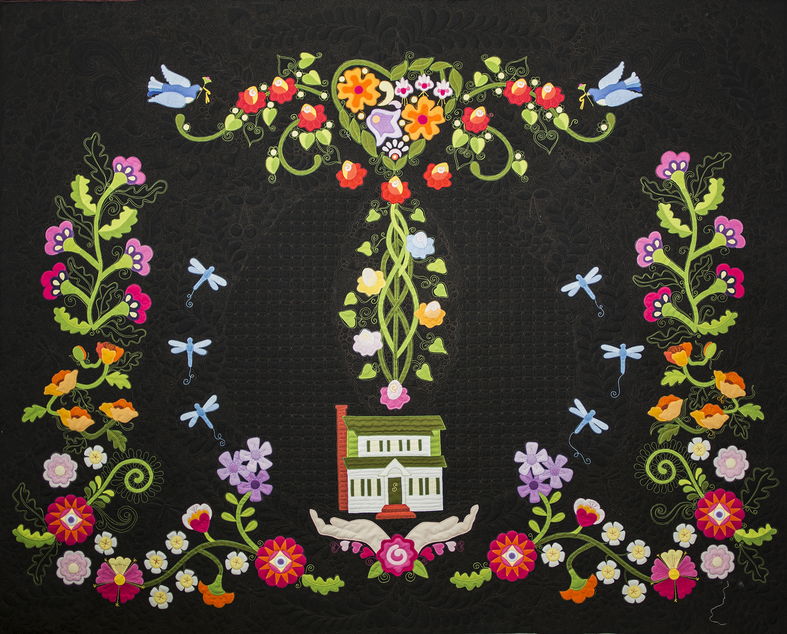 Love Is Spoken Here Quilt - full image