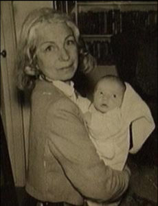 Gran holding Annie