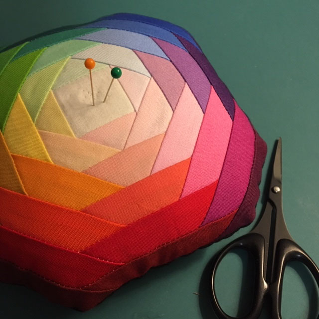 Color Wheel Pin Cushion