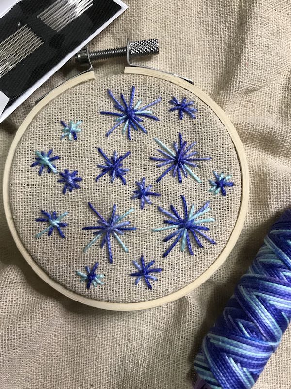 Embroidery Star Stitch Create Whimsy