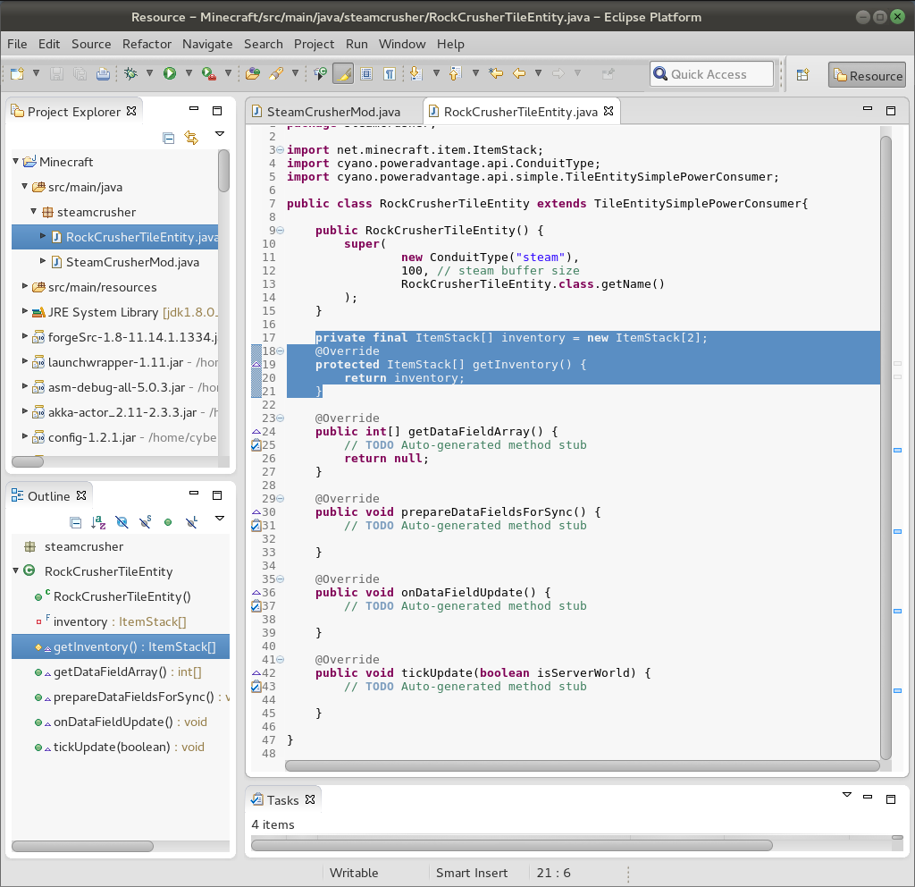 Tutorial Making a SteamPowered Machine with the Power Advantage API