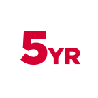 Five year warranty