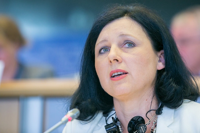 European Commissioner for Justice, Consumers and Gender Equality Vu011bra Jourovu00e1. (Epp Group/Flickr)