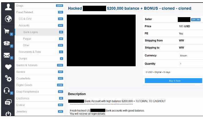 Screenshot from Nucleas marketplace