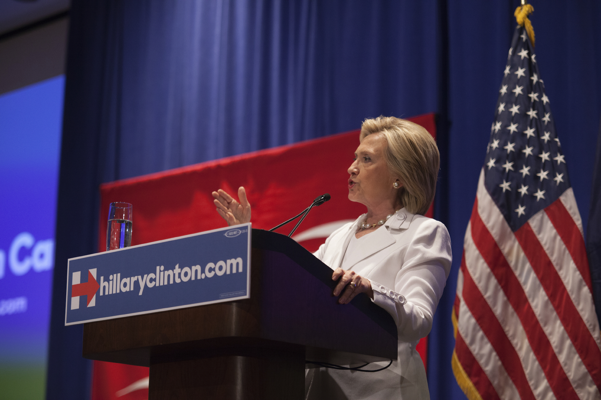 Democratic presidential nominee Hillary Clinton.