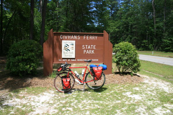 Day 6 Point South Sc To Givhans Ferry State Park Sc Travels With Little Debbie Cycleblaze
