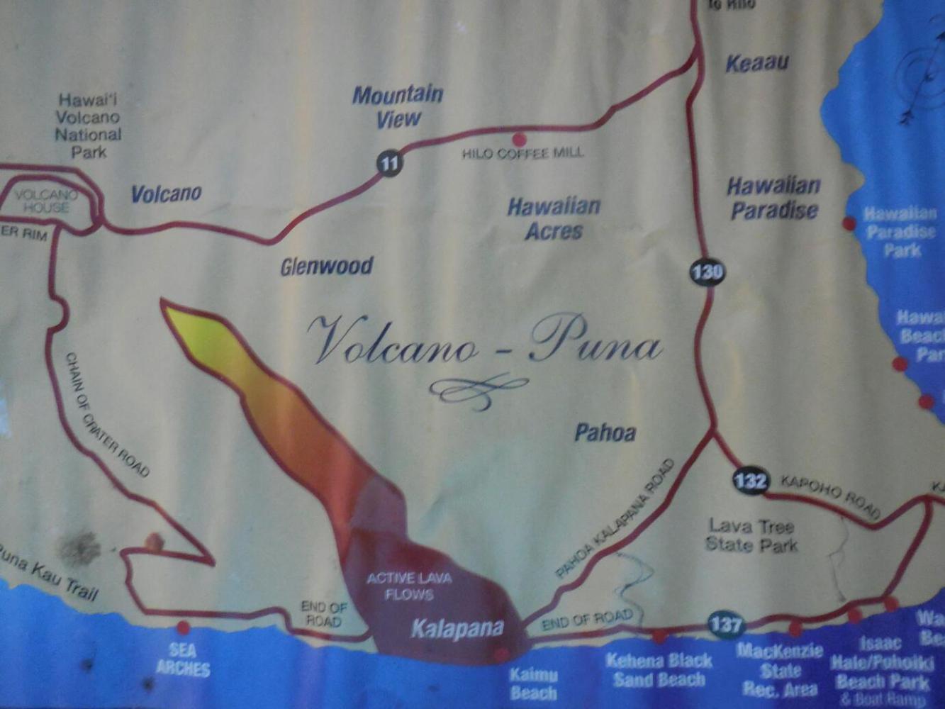 Day 15 Pahoa To Kalapana, Ahalanui, and back Grampies Hawaiian