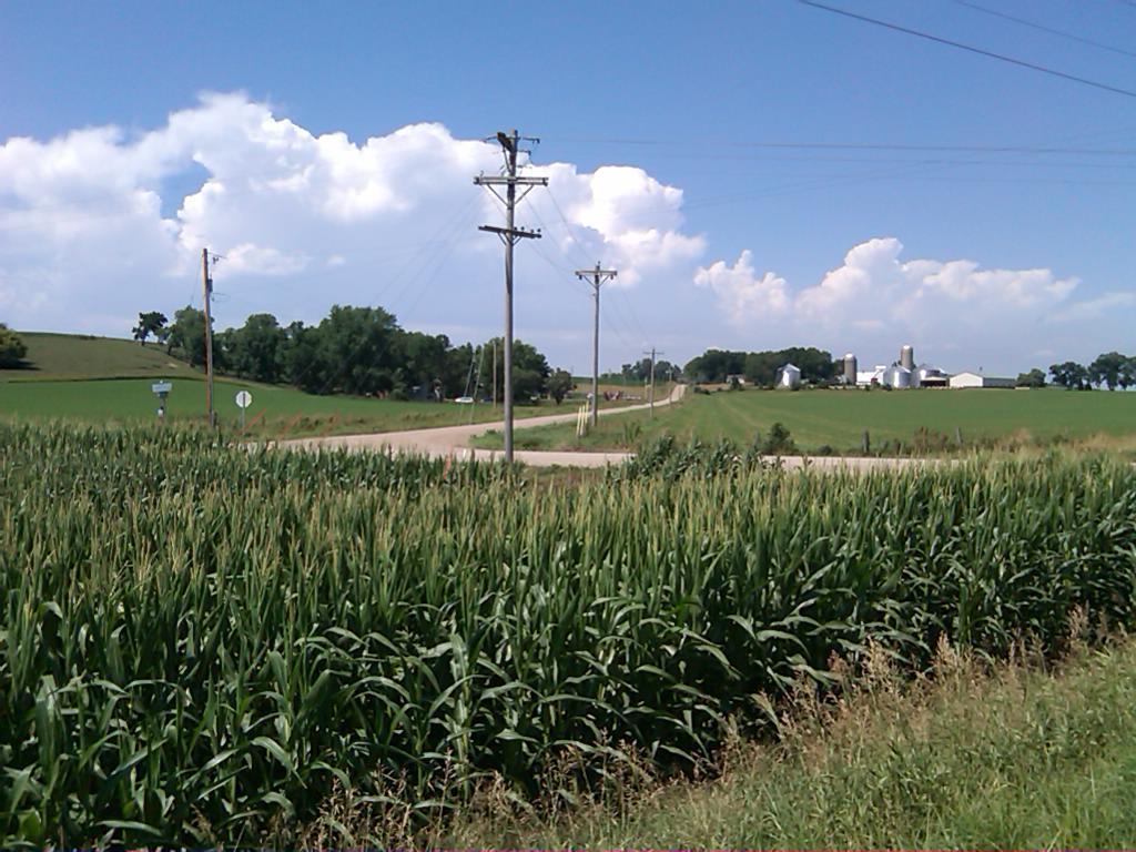 Day 2 ending at Ida Grove, IA Iowa on the Trispeed CycleBlaze