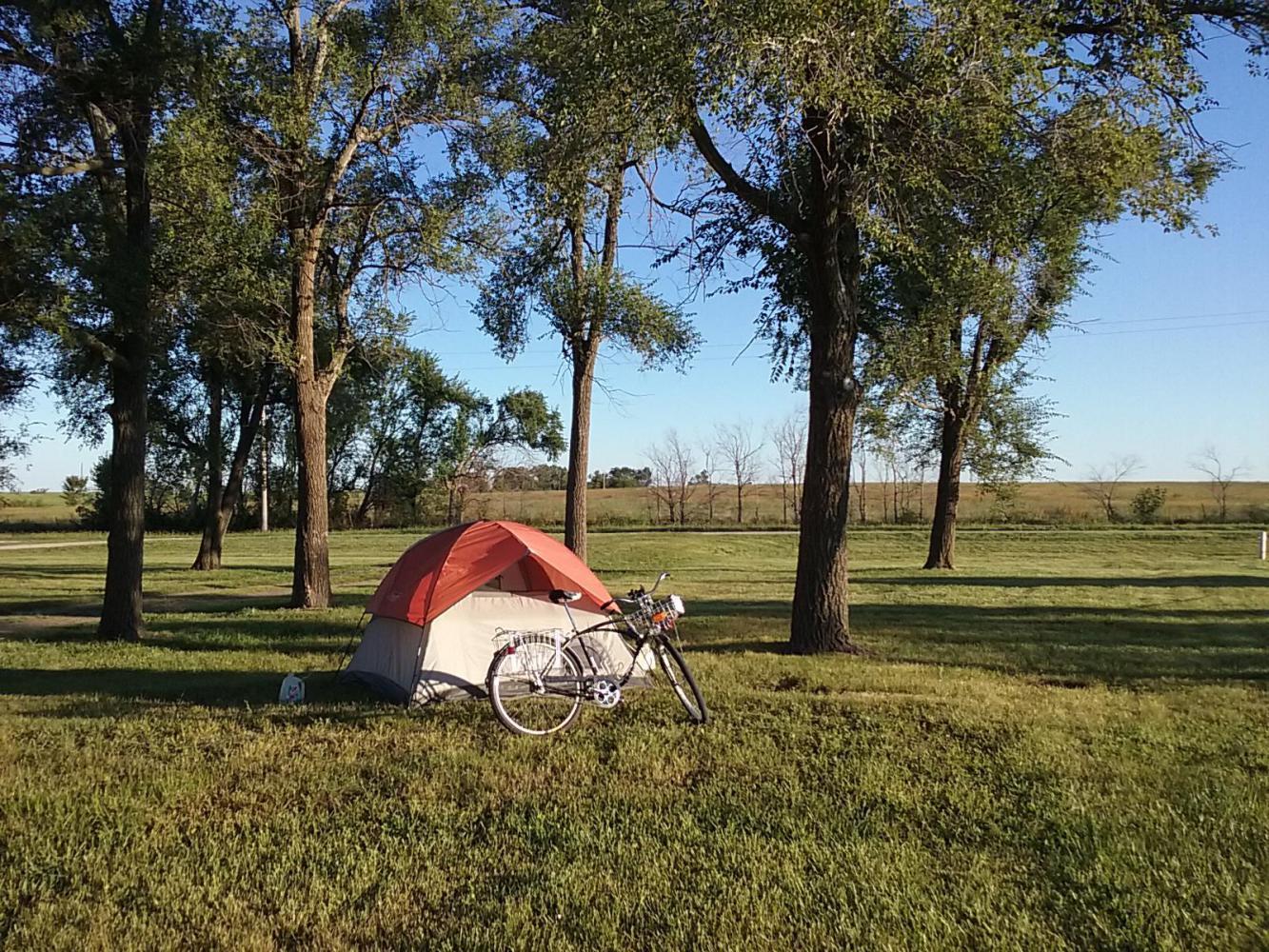 Day 8 ending near Herington, KS Diversion into Kansas CycleBlaze