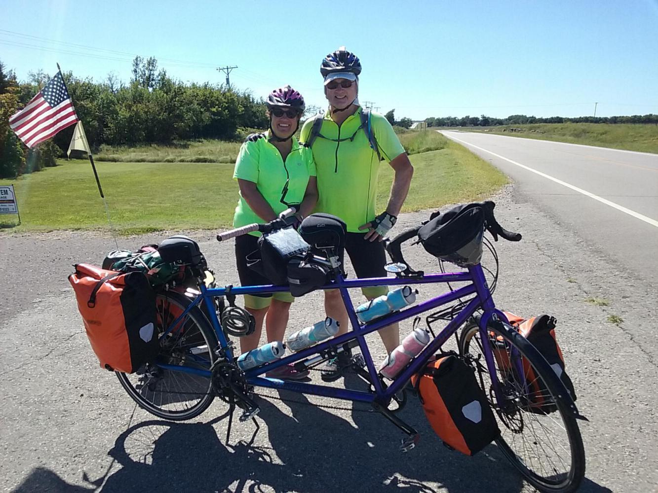 Day 8 ending near Herington, KS Diversion into Kansas CycleBlaze