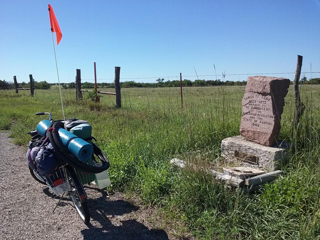 Day 8 ending near Herington, KS Diversion into Kansas CycleBlaze