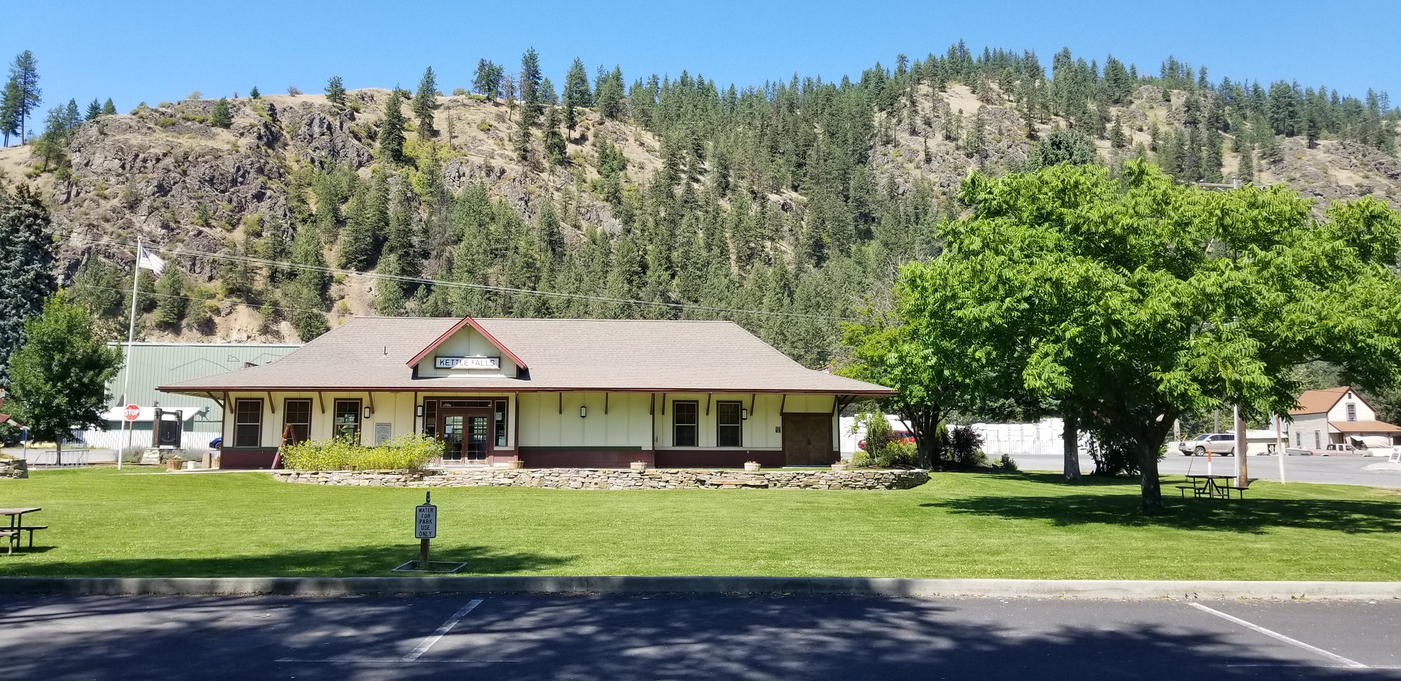 KETTLE FALLS, WASHINGTON What a Crazy Mix of Nature, Military Might