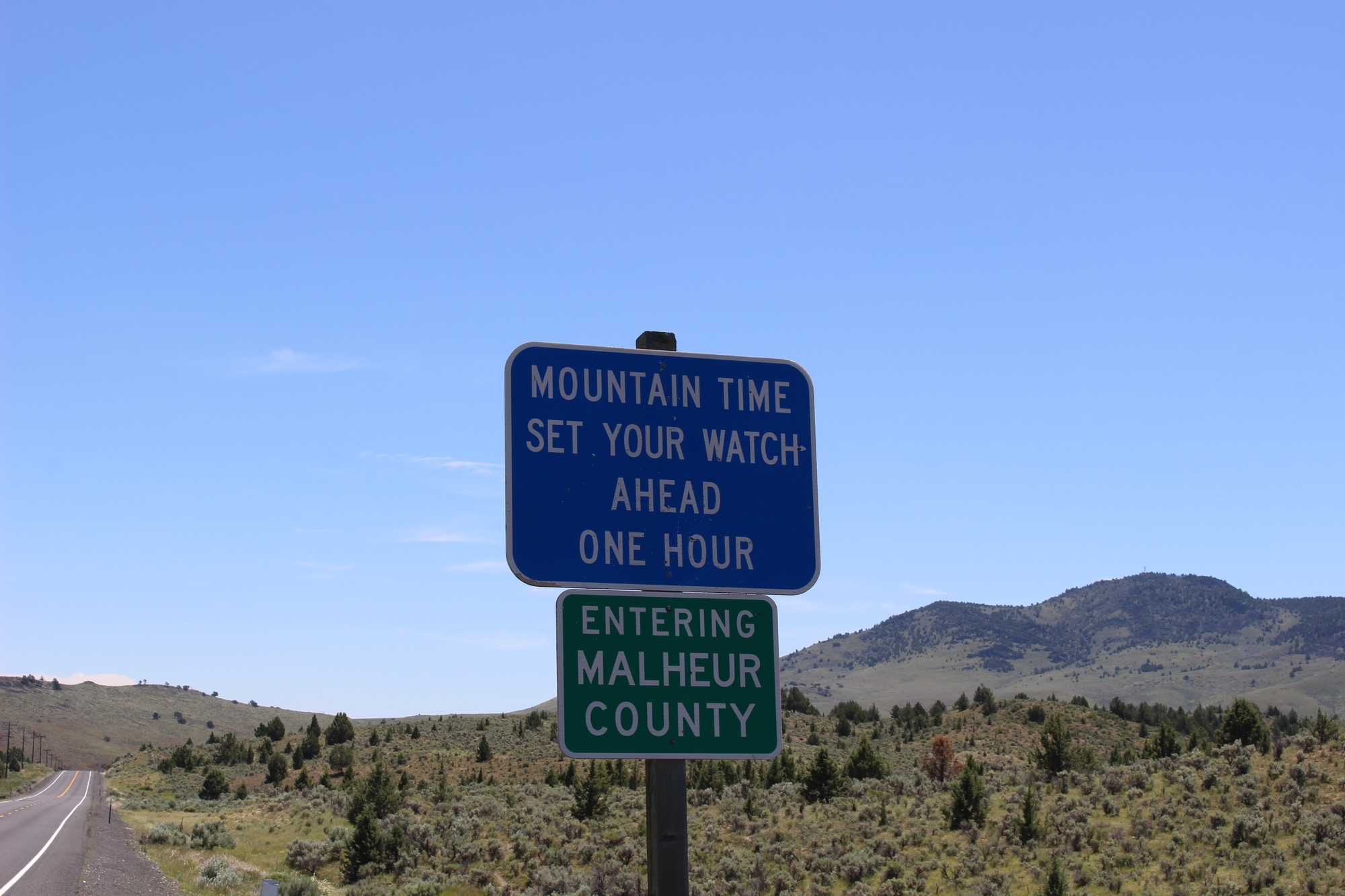 Day Eight Burns, Oregon to Juntura, Oregon Oregon Coast to Kentucky