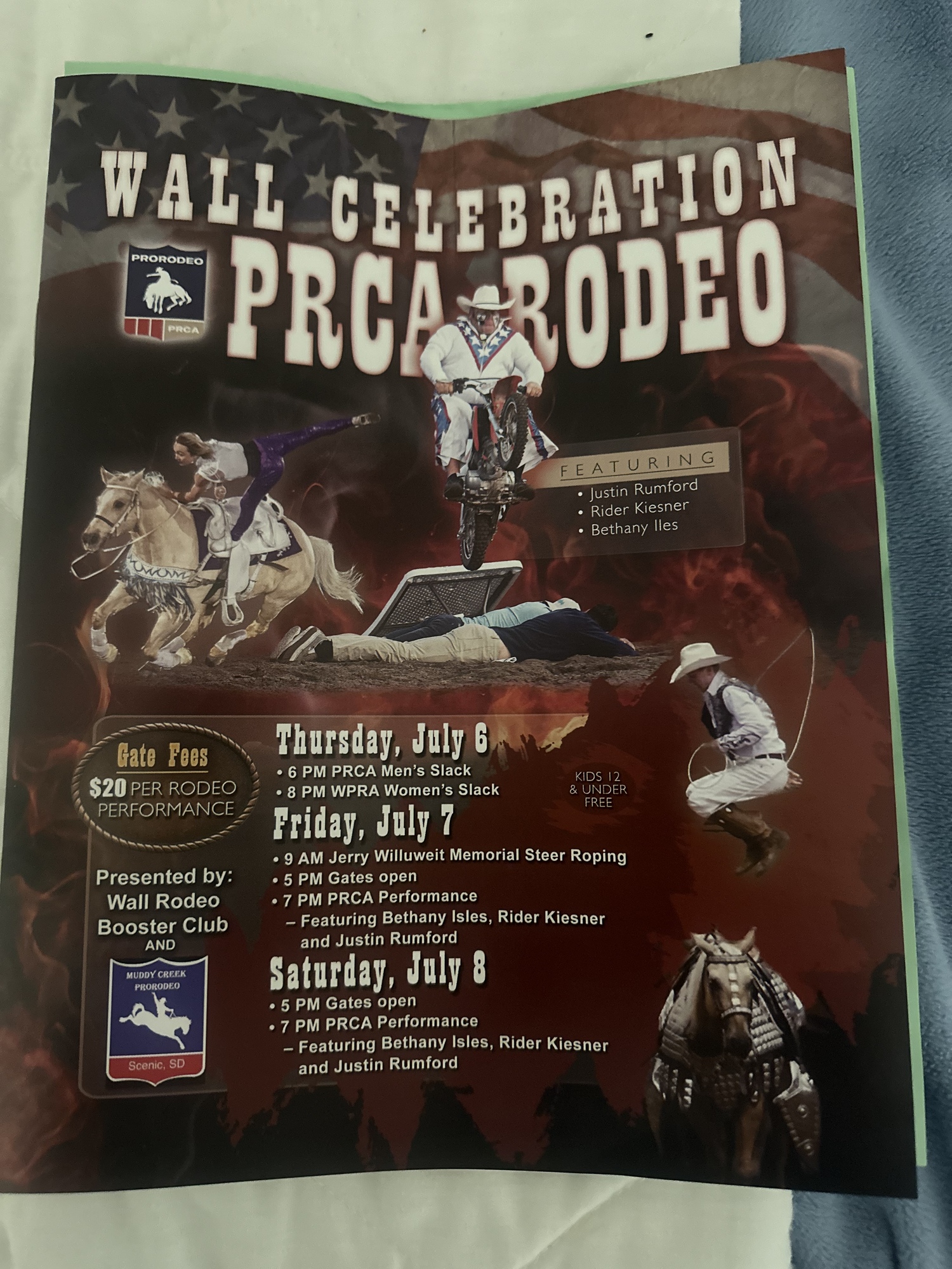 PRCA Rodeo in Wall Across the US on Steel and Titanium CycleBlaze