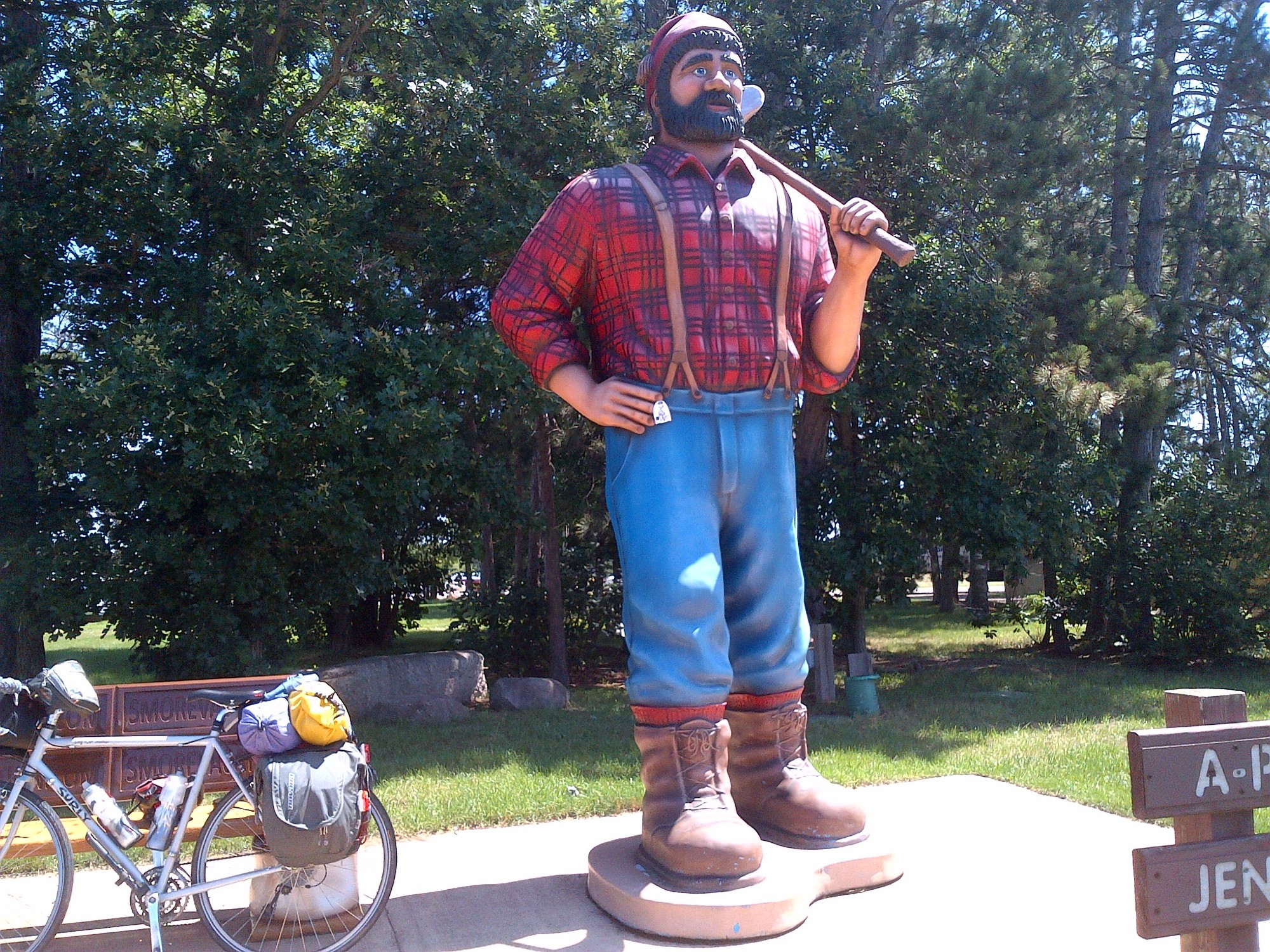 Six Hours On the Paul Bunyan Trail Told In Eight Haikus and Twelve Pictures The Man Who Biked