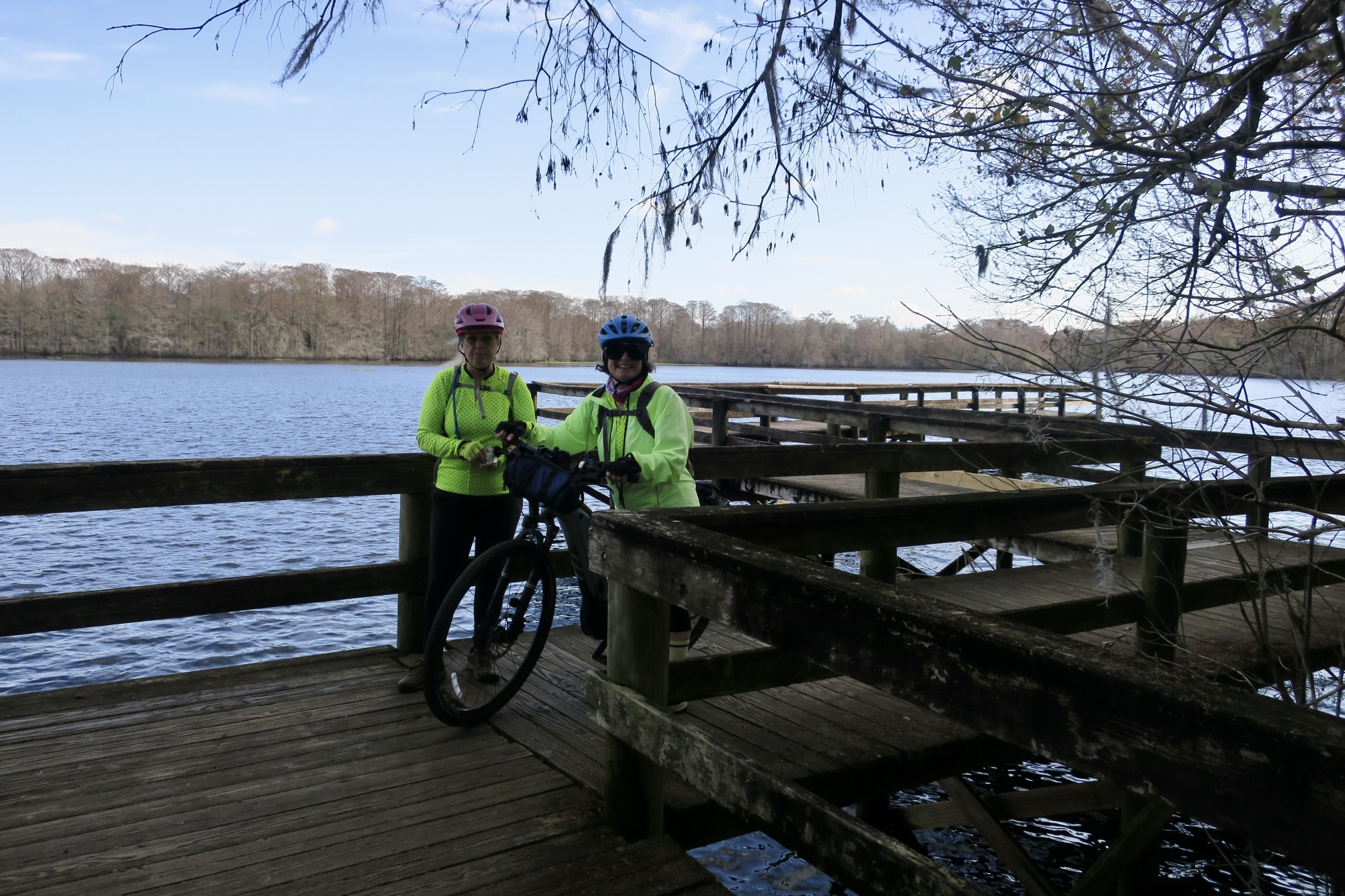 Heading south on the Withlacoochie Trail Tally Gals Bike Adventures