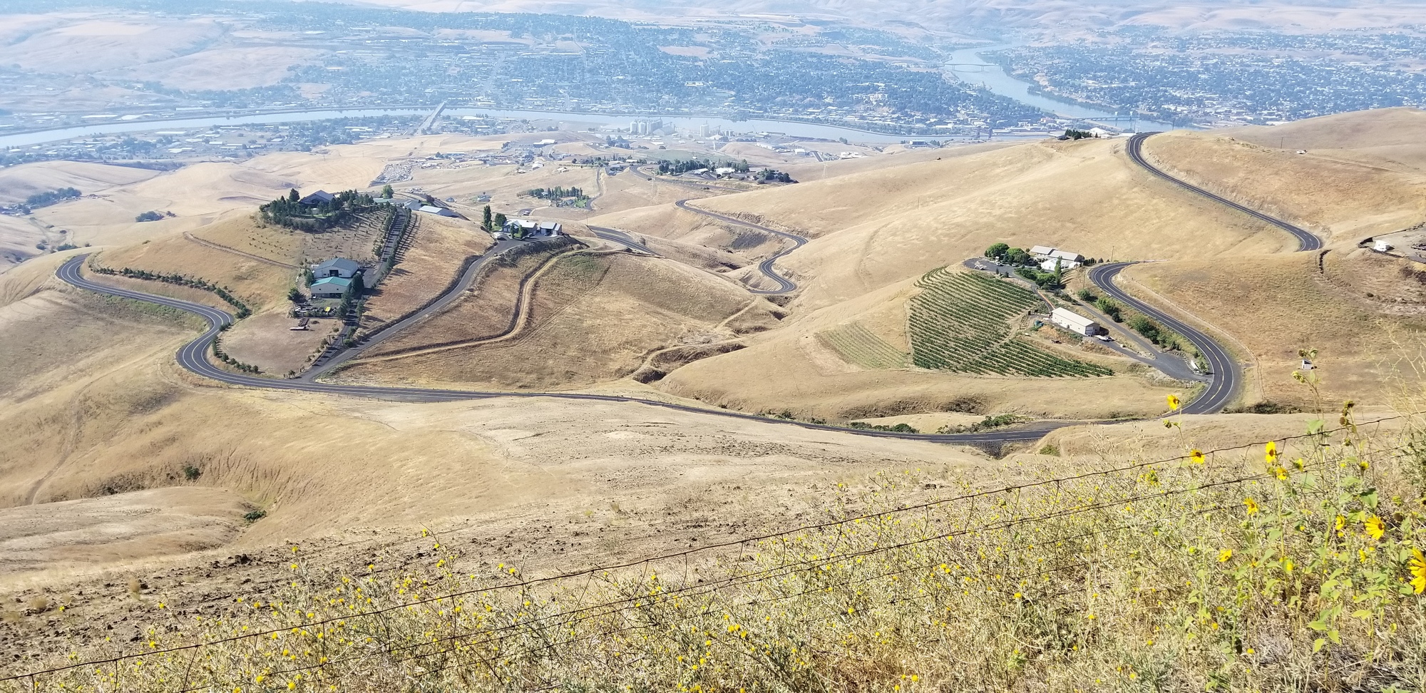 PULLMAN, WASHINGTON Out of the Canyon and Into the Hills The Dotted