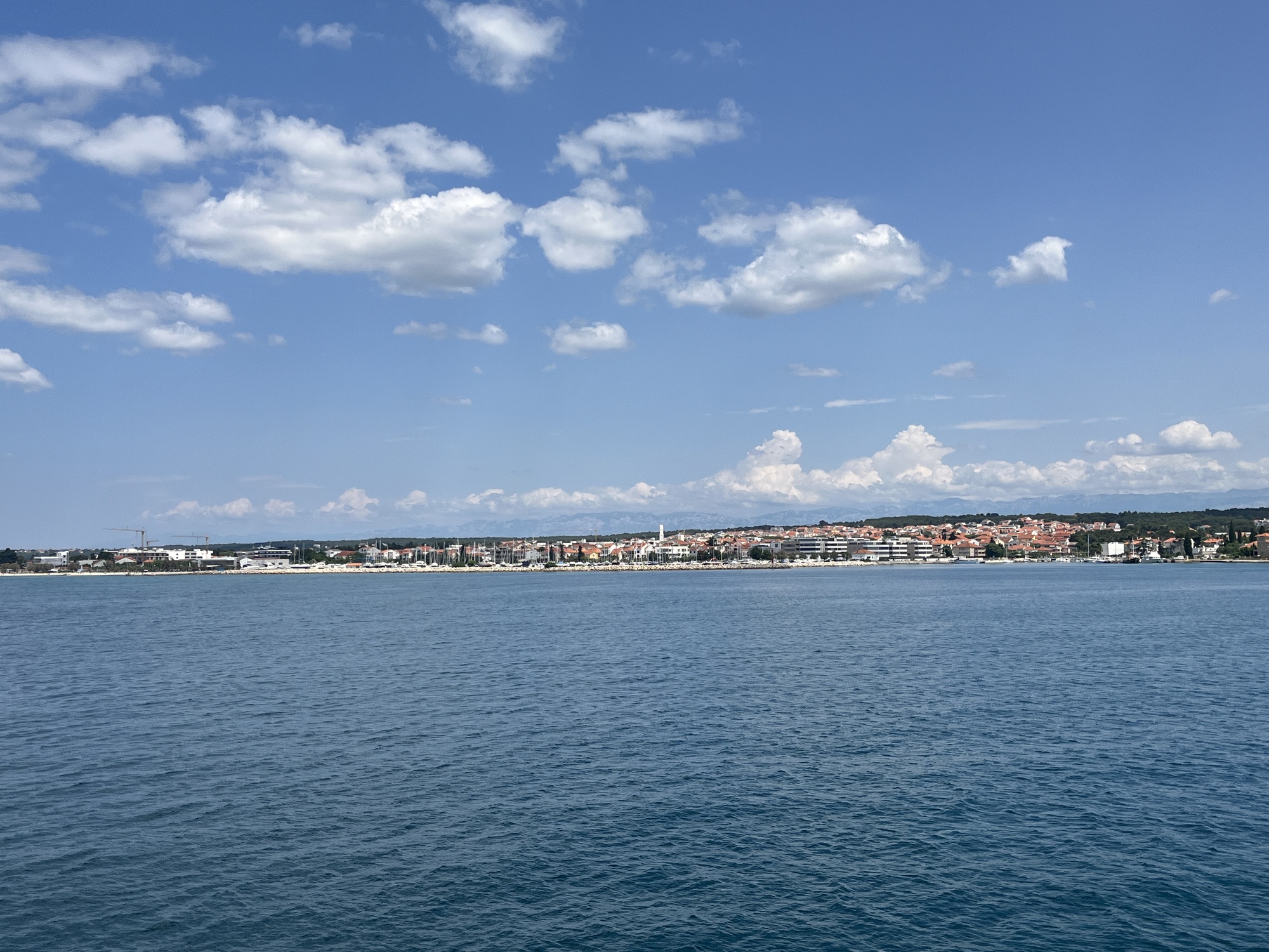 Pula to Zadar via ferry Kim and Glory Europe CycleBlaze