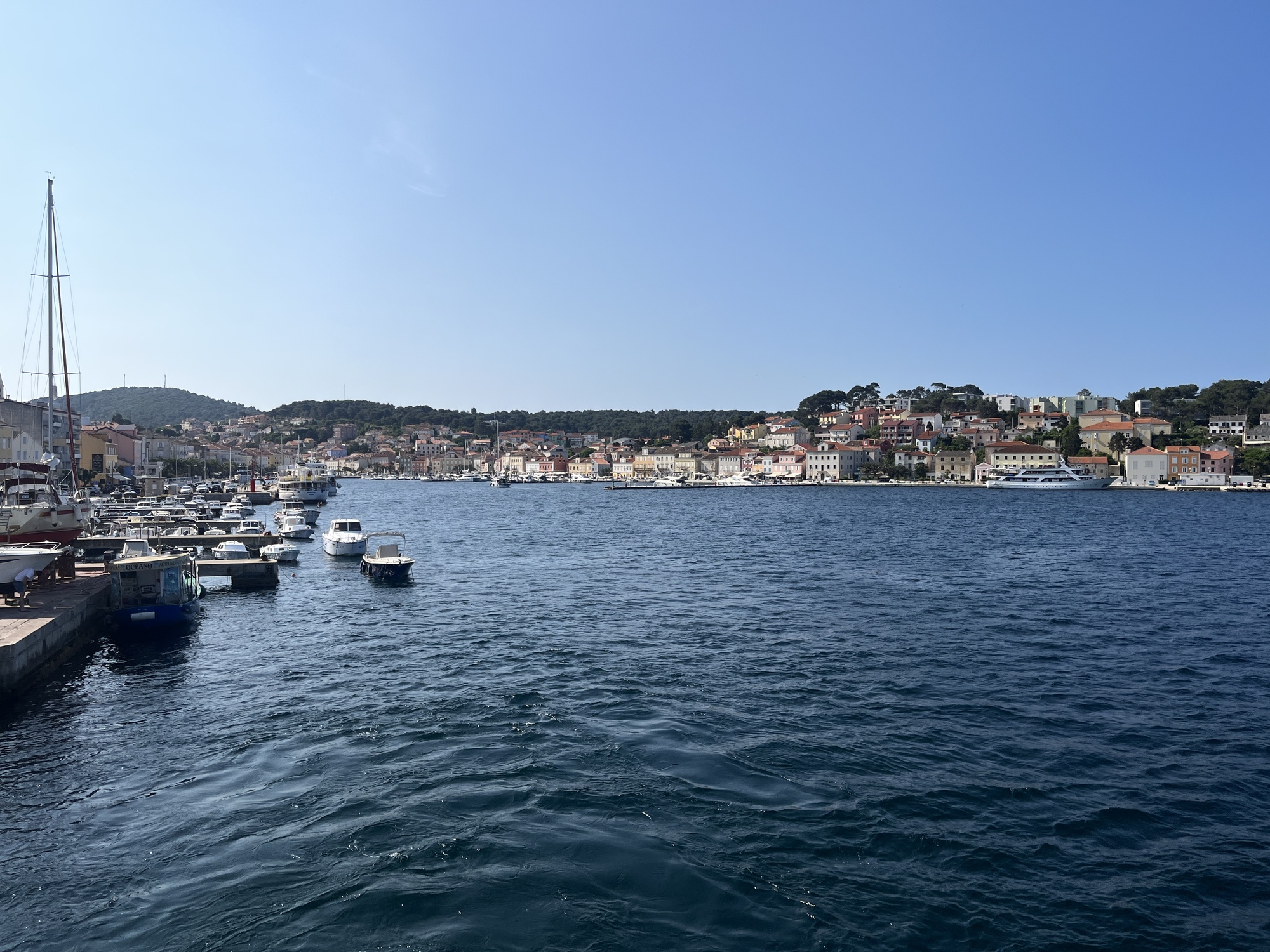 Pula to Zadar via ferry Kim and Glory Europe CycleBlaze
