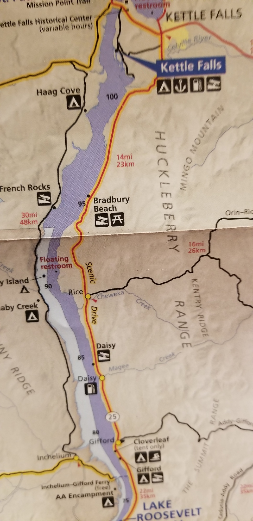 KETTLE FALLS, WASHINGTON What a Crazy Mix of Nature, Military Might