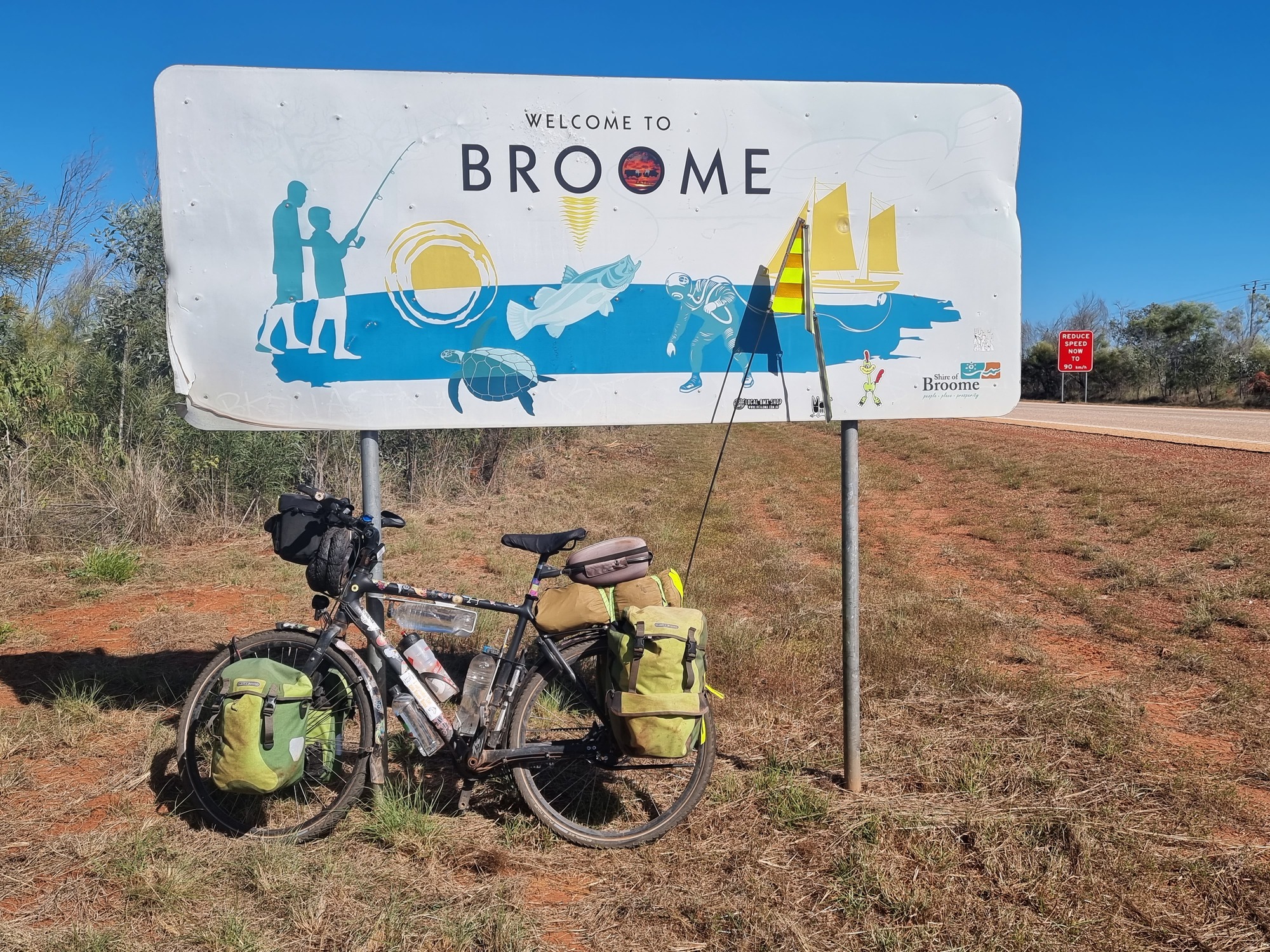 Day 31 Broome's Gateway caravan park to Broome A happy ride around