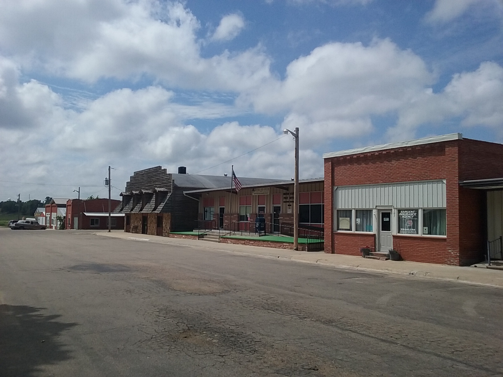 Day 7 ending at Mullen, NE Nebraska on the Open Road CycleBlaze