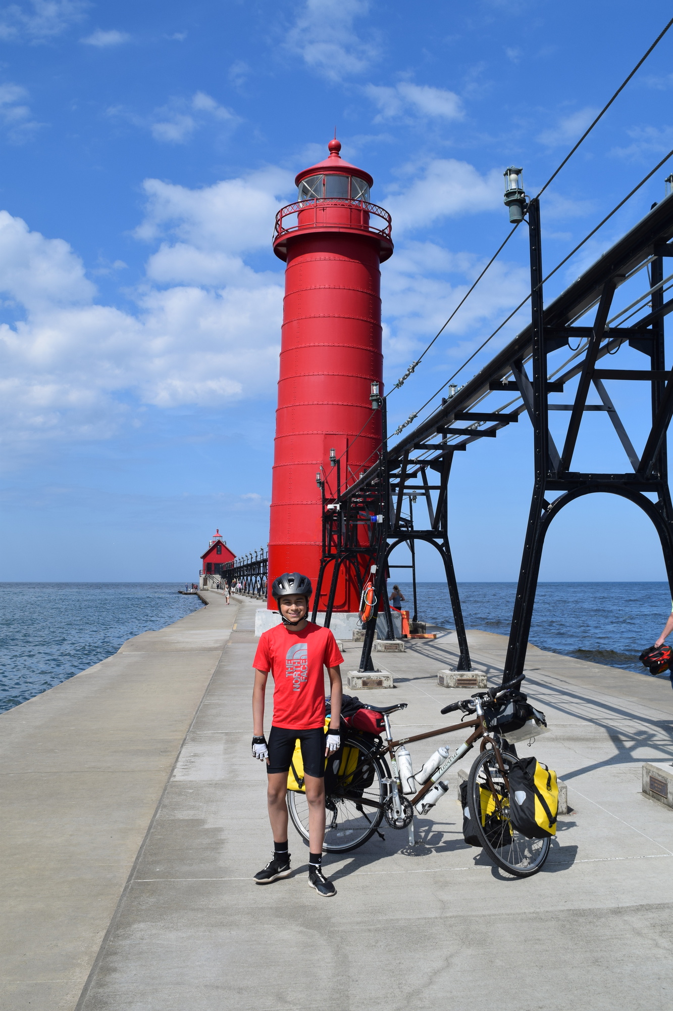 Day 5 Holland State Park to Muskigon State Park Lake Michigan