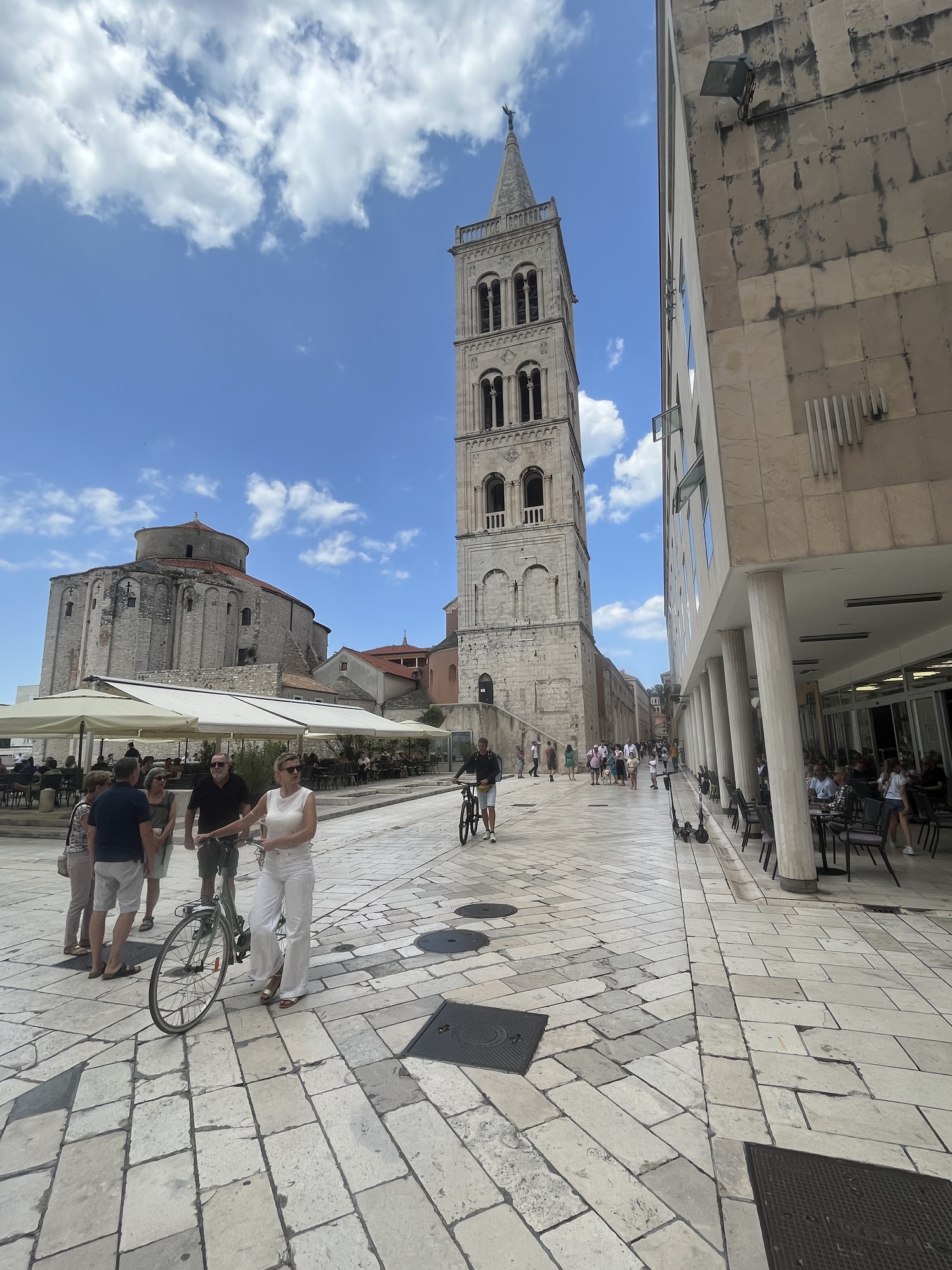 Pula to Zadar via ferry Kim and Glory Europe CycleBlaze