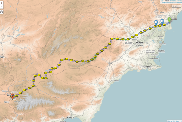 Carte Andalousie Voyage De Printemps 18 Par L Espagne Et Le Portugal Cycleblaze
