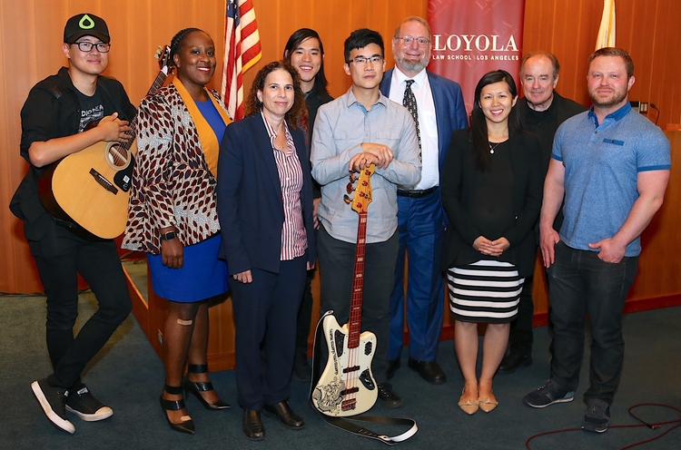 Rockers join Loyola law professors for First Amendment panel