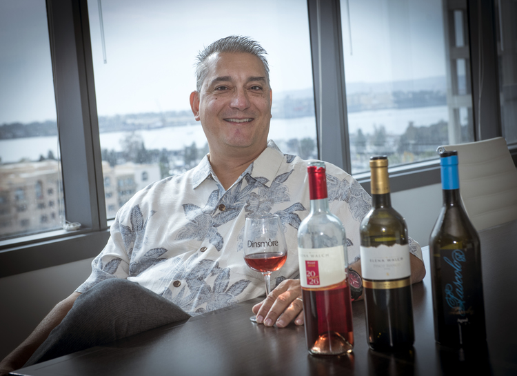 Attorney specializes in wine, also imports and blends it