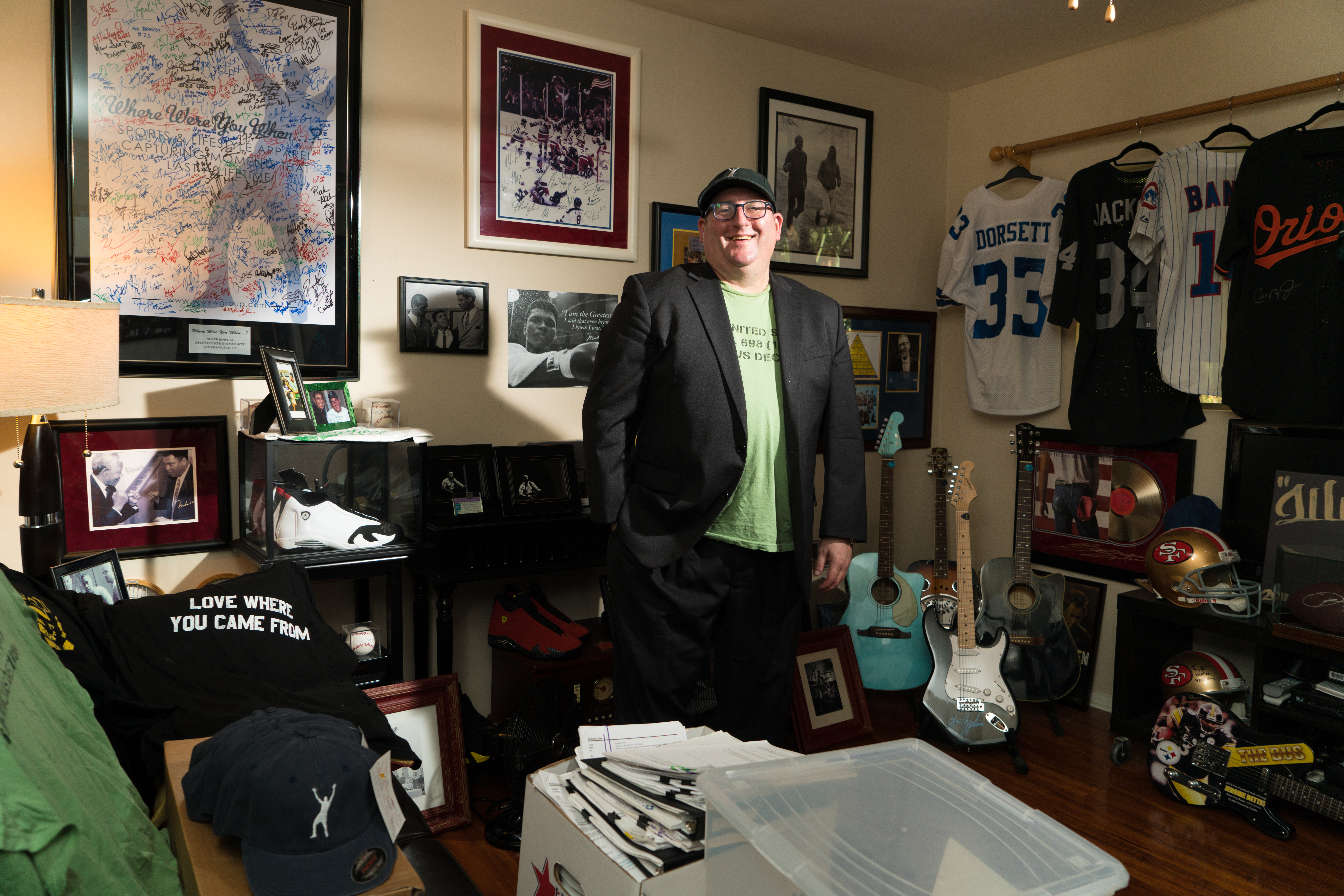 Attorney’s T-shirt business features memorable sports events