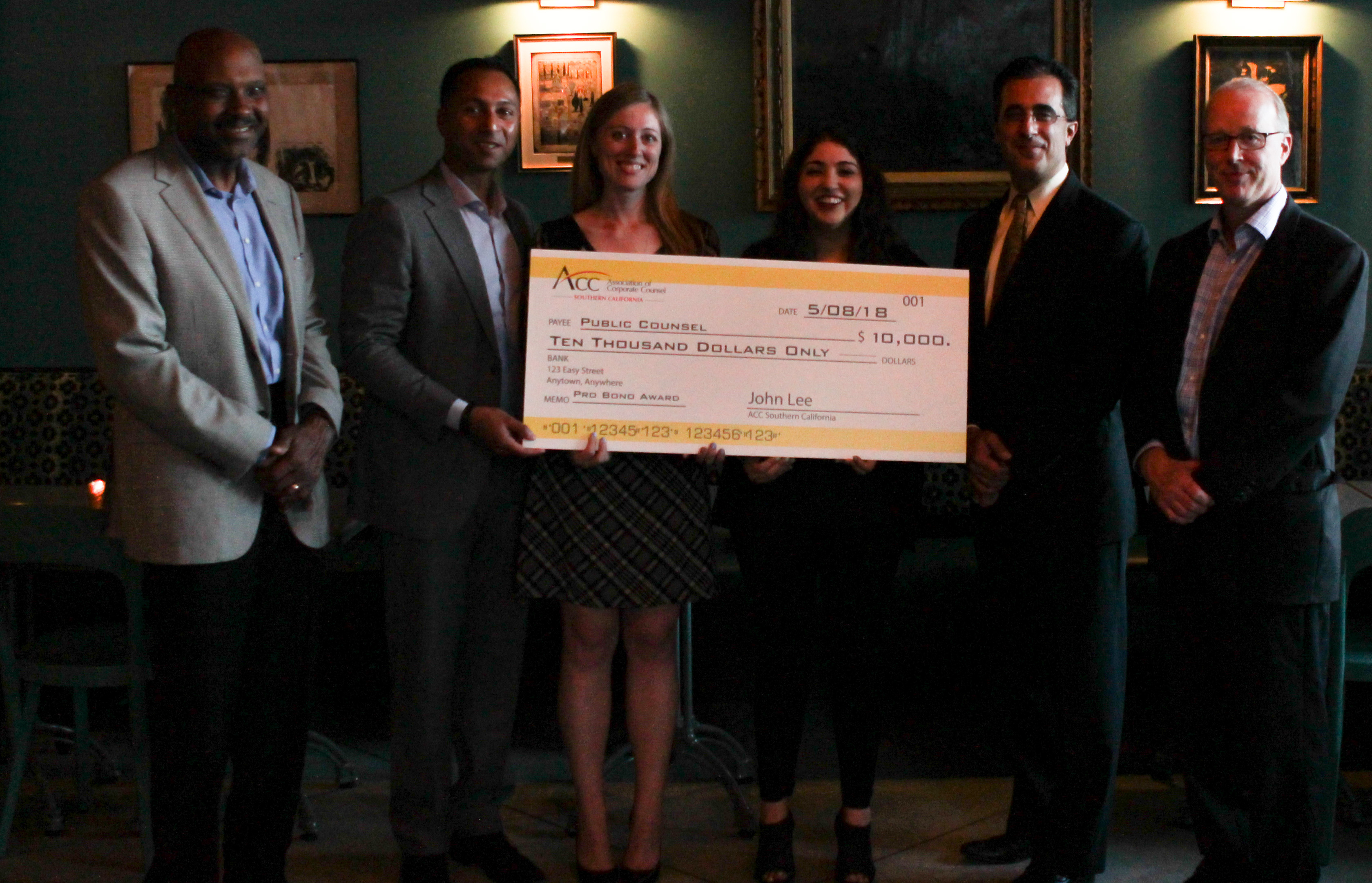 Association of Corporate Counsel recognizes pro bono and diversity awardees