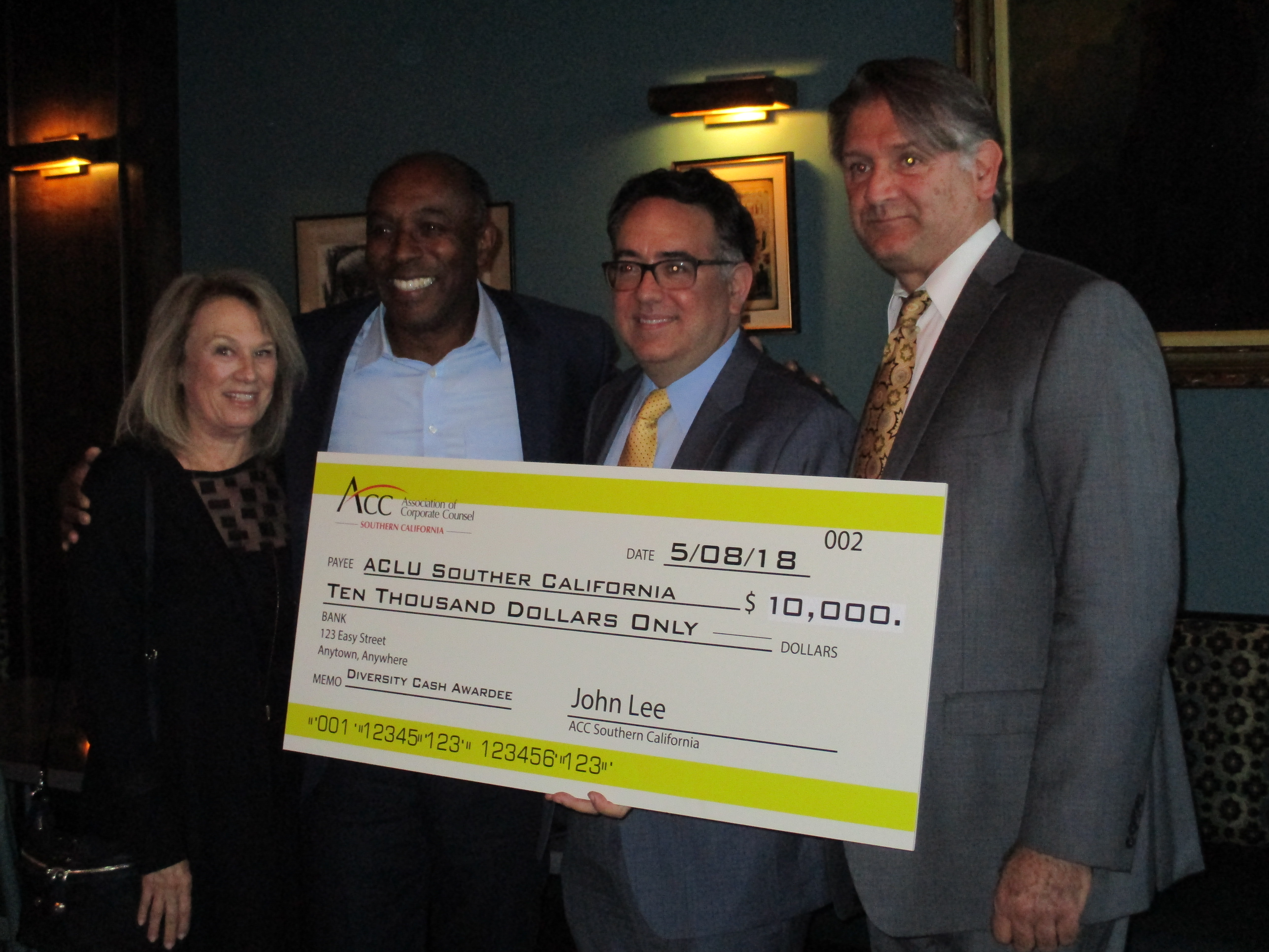 Association of Corporate Counsel recognizes pro bono and diversity awardees 