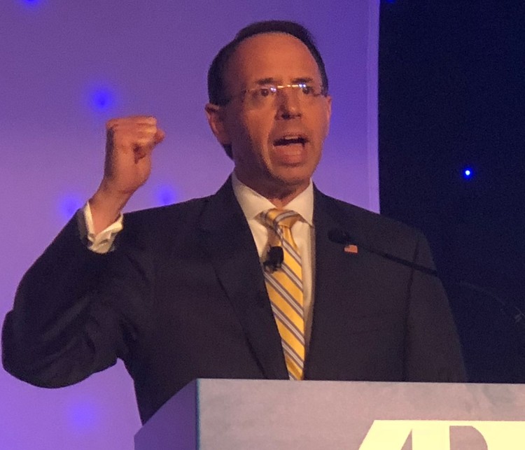 Rosenstein says lawyers are ‘guardians’ of rule of law in ABA speech