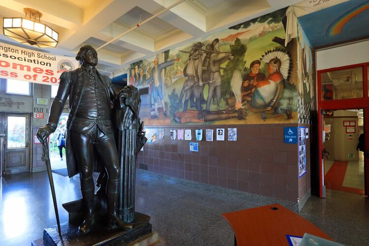 San Francisco school historic murals saved for now
