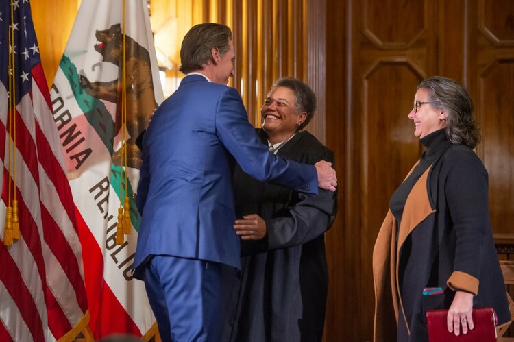 New California chief justice and associate justice sworn in