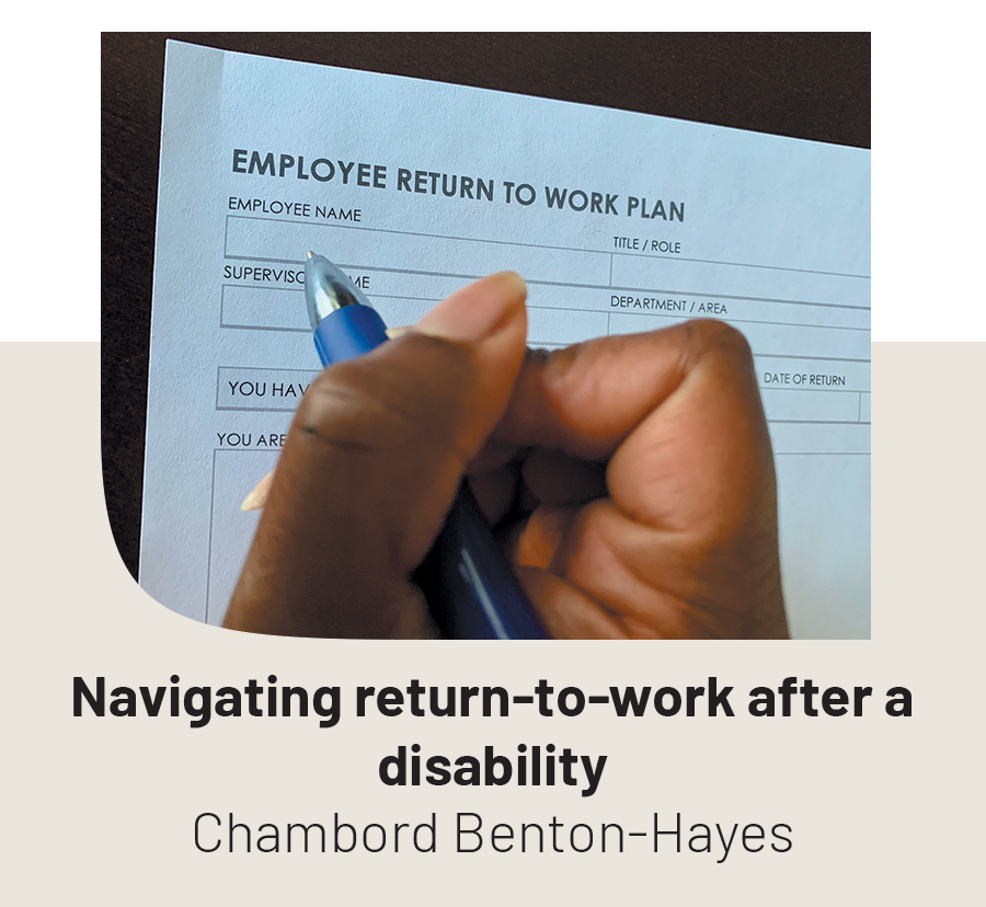 Navigating return-to-work after a disability 