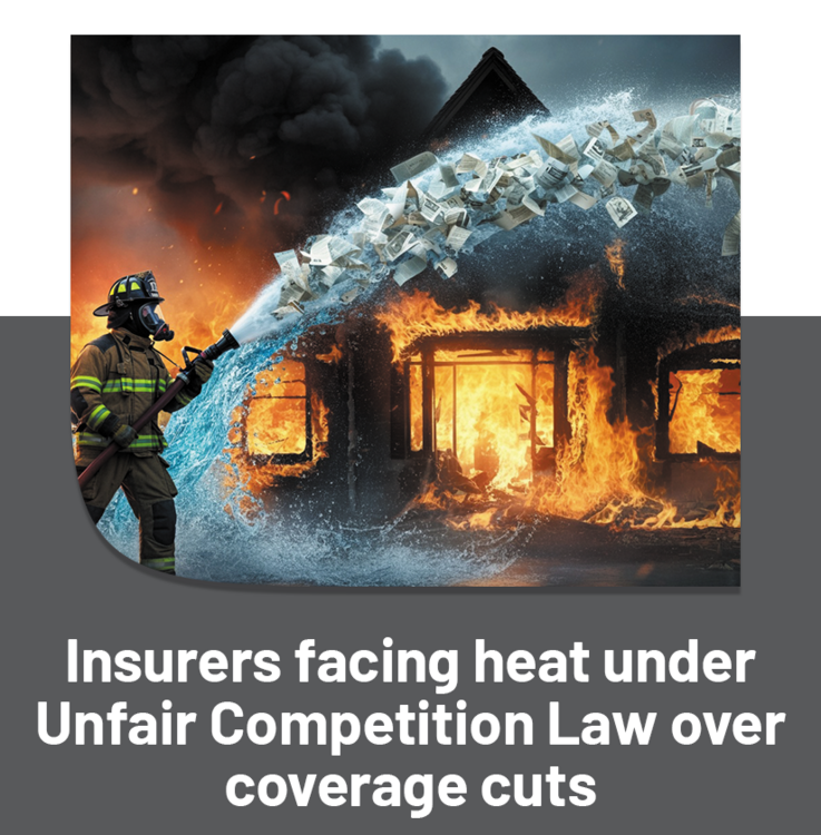 Insurers facing heat under Unfair Competition Law over coverage cuts 
