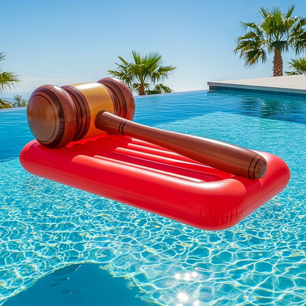 Summer reading: A swimming pool case with a cold splash of reality
