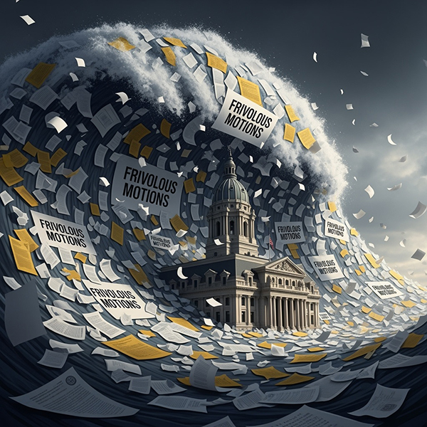 How frivolous filings drain public resources