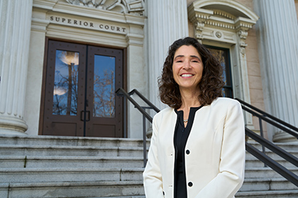 Judge Julia Alloggiamento rebuilds public trust through education