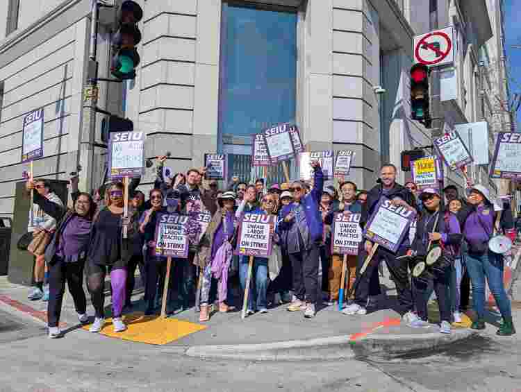 Clerks' strike shuts courtrooms, disrupts San Francisco proceedings