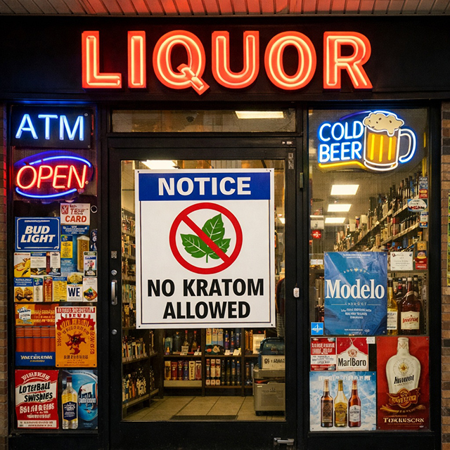 California ABC declares Kratom and 7-OH illegal on alcohol-licensed premises