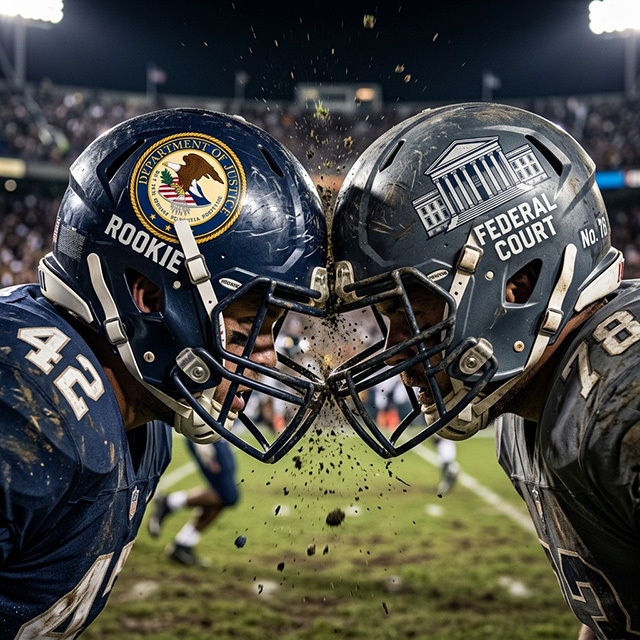 Welcome to the NFL, now get up and play: DOJ's move to drop experience requirements for federal prosecutors