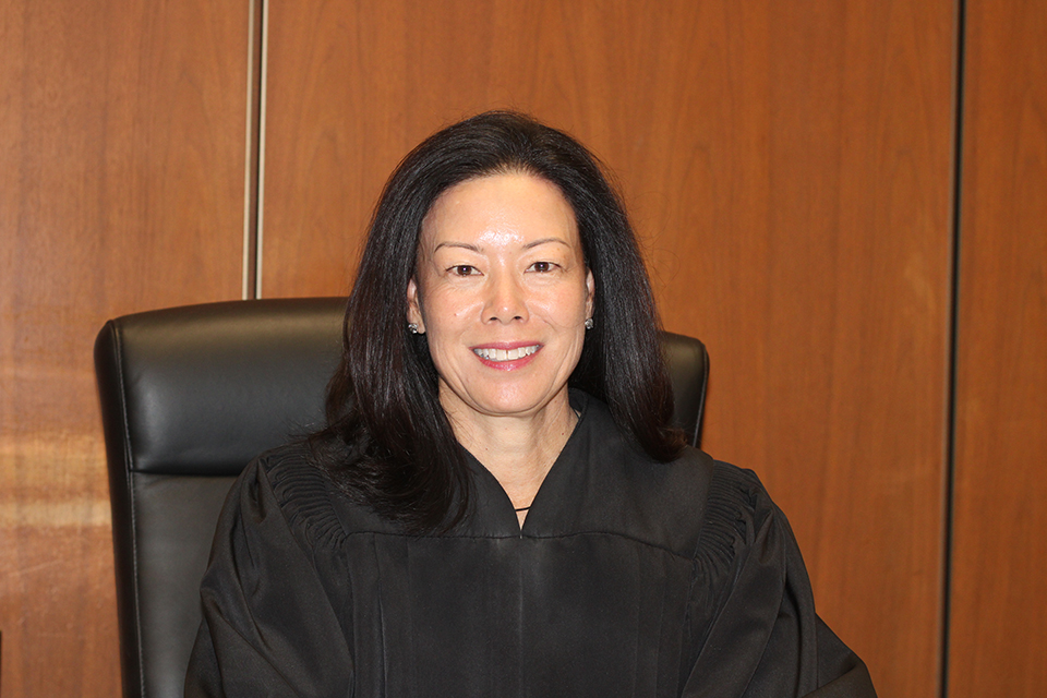 With a knowing eye, felony trial Judge Alison Matsumoto watches lawyers practice their craft