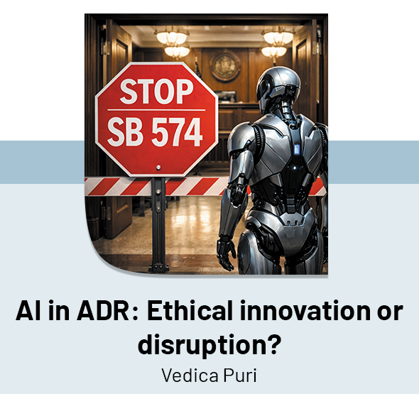 AI in ADR: Ethical innovation or disruption?
