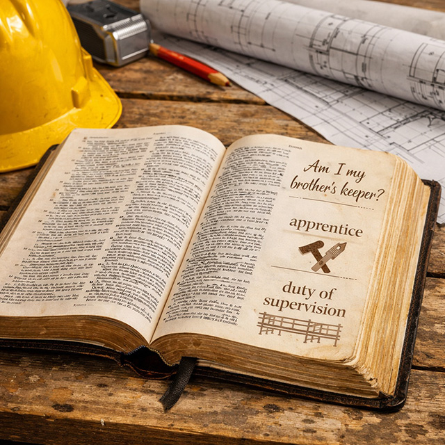 When it comes to apprentices you are your brother's keeper